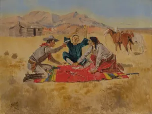 Not a Chinaman's Chance by Charles Marion Russell Oil Painting