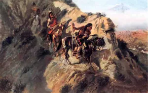 Scouting the Enemy by Charles Marion Russell Oil Painting