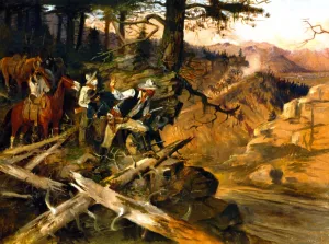 The Ambush by Charles Marion Russell Oil Painting