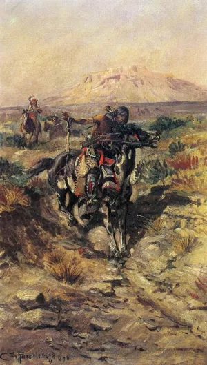 The Scouting Party painting by Charles Marion Russell