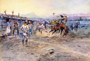 The Tenderfoot 2 by Charles Marion Russell Oil Painting