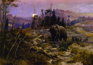 To the Victor Belong the Spoils Oil painting by Charles Marion Russell