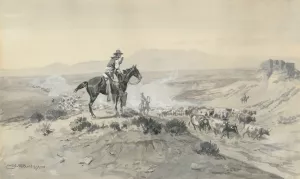 Trail Boss by Charles Marion Russell Oil Painting