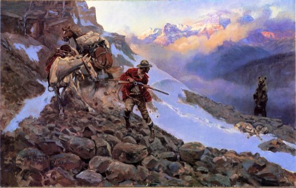 Main Product Photo of Whose Meat Painting by Charles Marion Russell