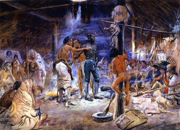 Main Product Photo of York Painting by Charles Marion Russell