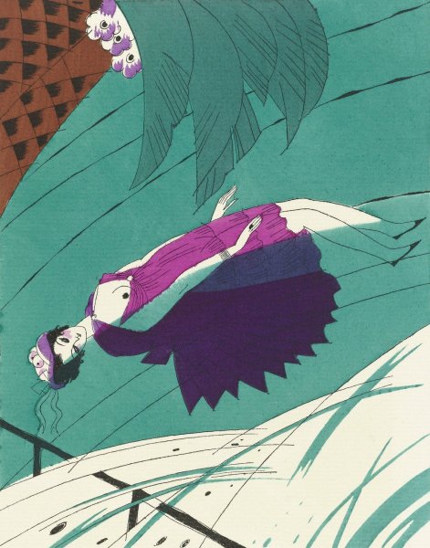 Main Product Photo of La morte d'amour; Modes et manieres de Torquate  Painting by Charles Martin