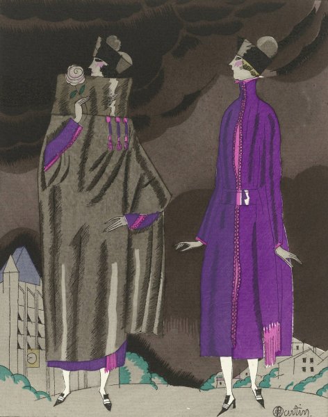Main Product Photo of La promenade a Montmartre; Ensemble, de Beer  Painting by Charles Martin