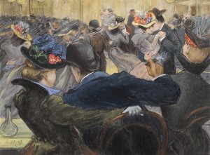 At The Ball Oil painting by Charles Maurin