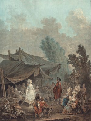 Noce De Village by Charles-Melchior Descourtis Oil Painting