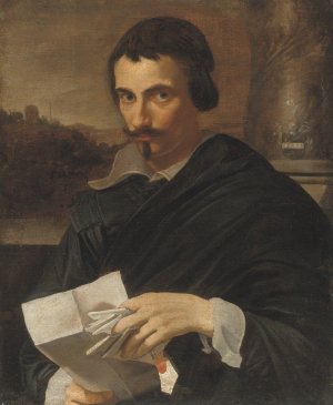 Portrait of a Man by Charles Mellin Oil Painting