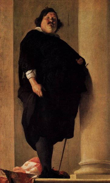 The Tuscan General Alessandro del Borro  by Charles Mellin - Hand-Painted Oil Painting Reproduction