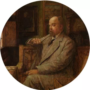 Francois Franck by Charles Mertens Oil Painting