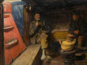 Saloon by Charles Mertens Oil Painting