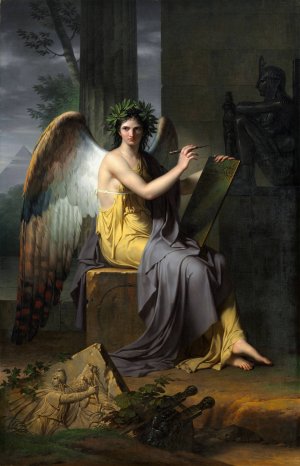 Clio, Muse of History by Charles Meynier Oil Painting
