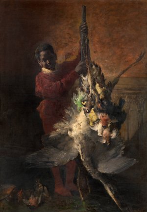Hunting Trophy by Charles Monginot Oil Painting