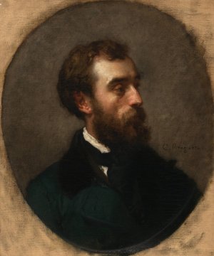 William Morris Hunt by Charles Monginot Oil Painting