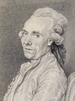 Portrait of Claude-Joseph Vernet painting by Charles-Nicolas Ii Cochin
