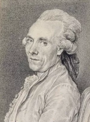 Portrait of Claude-Joseph Vernet Oil painting by Charles-Nicolas Ii Cochin