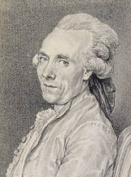 Main Product Photo of Portrait of Claude-Joseph Vernet Painting by Charles-Nicolas Ii Cochin