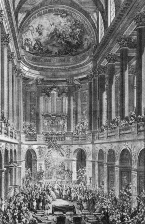 The Dauphin's Wedding Ceremony painting by Charles-Nicolas Ii Cochin