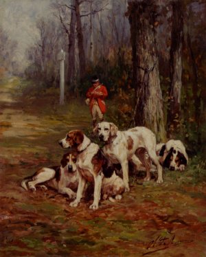 Hunting Dogs At Rest