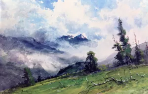 In the Colorado Mountains painting by Charles Partridge Adams