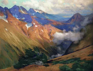 In the Vicinity of Ouray by Charles Partridge Adams - Oil Painting Reproduction
