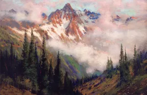 Mount Sneffels, San Juan Colorado by Charles Partridge Adams - Oil Painting Reproduction