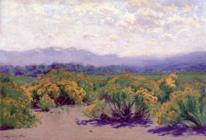 Rabbit Brush by Charles Partridge Adams Oil Painting