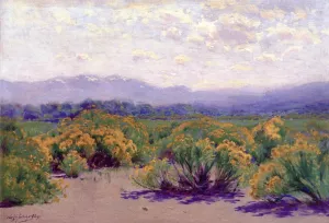 Rabbit Brush by Charles Partridge Adams Oil Painting