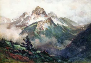 San Juan Mountains, Colorado by Charles Partridge Adams - Oil Painting Reproduction