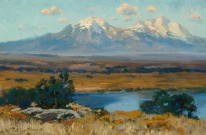 Spanish Peaks, Colorado by Charles Partridge Adams Oil Painting