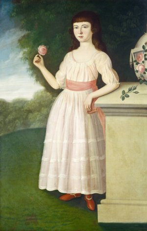 Anna Maria Cumpston by Charles Peale Polk Oil Painting