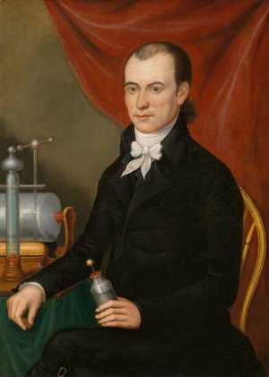 David Wiley by Charles Peale Polk Oil Painting