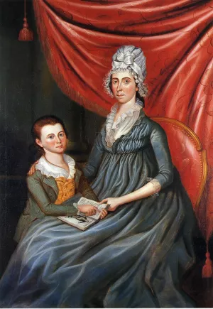 Eleanor Conway Hite and Son, James Madison Hite Oil painting by Charles Peale Polk