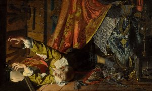 L'avare by Charles Revel Oil Painting