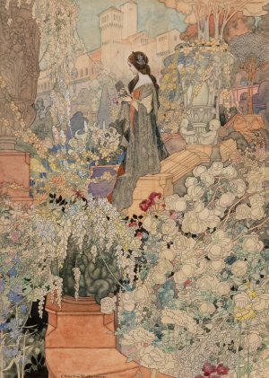 An Eve in this Eden by Charles Robinson Oil Painting