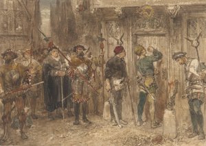 Het verdachte huis by Charles Rochussen Oil Painting
