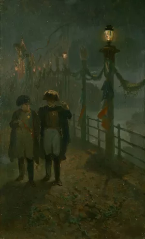 Napoleon in Amsterdam, Anno 1811 by Charles Rochussen Oil Painting
