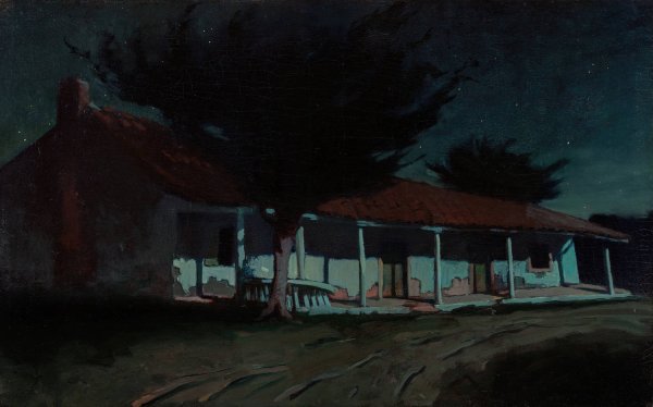 Main Product Photo of After the Gringo Came  Painting by Charles Rollo Peters