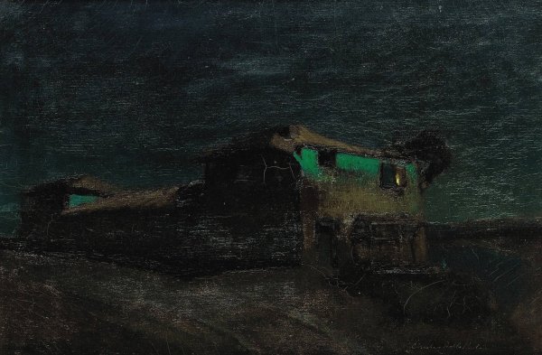 Main Product Photo of The Old Custom House, Monterey Painting by Charles Rollo Peters