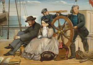 The Escape by Charles Rossiter Oil Painting