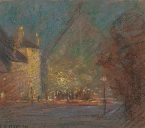 Nocturne by Charles Salis Kaelin Oil Painting