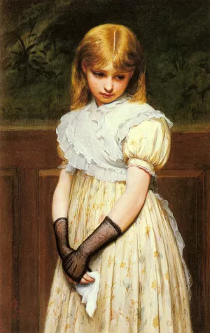 Petulance painting by Charles Sillem Lidderdale