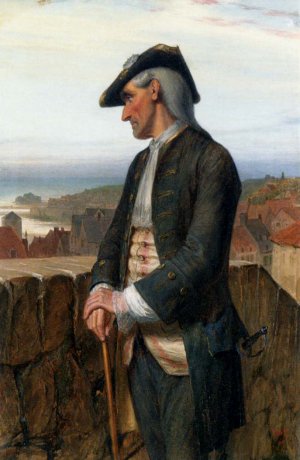 The Exiled Jacobite by Charles Sillem Lidderdale Oil Painting
