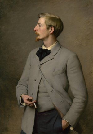 Paul Wayland Bartlett by Charles Sprague Pearce Oil Painting