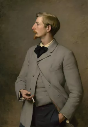Paul Wayland Bartlett by Charles Sprague Pearce Oil Painting