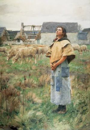 Sainte-Genevieve by Charles Sprague Pearce - Oil Painting Reproduction
