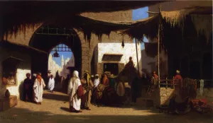 Dans la Ruelle, Beruit by Charles Theodore Frere Oil Painting