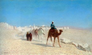 Jerusalem, Cote de la Porte de Jaffe by Charles Theodore Frere Oil Painting